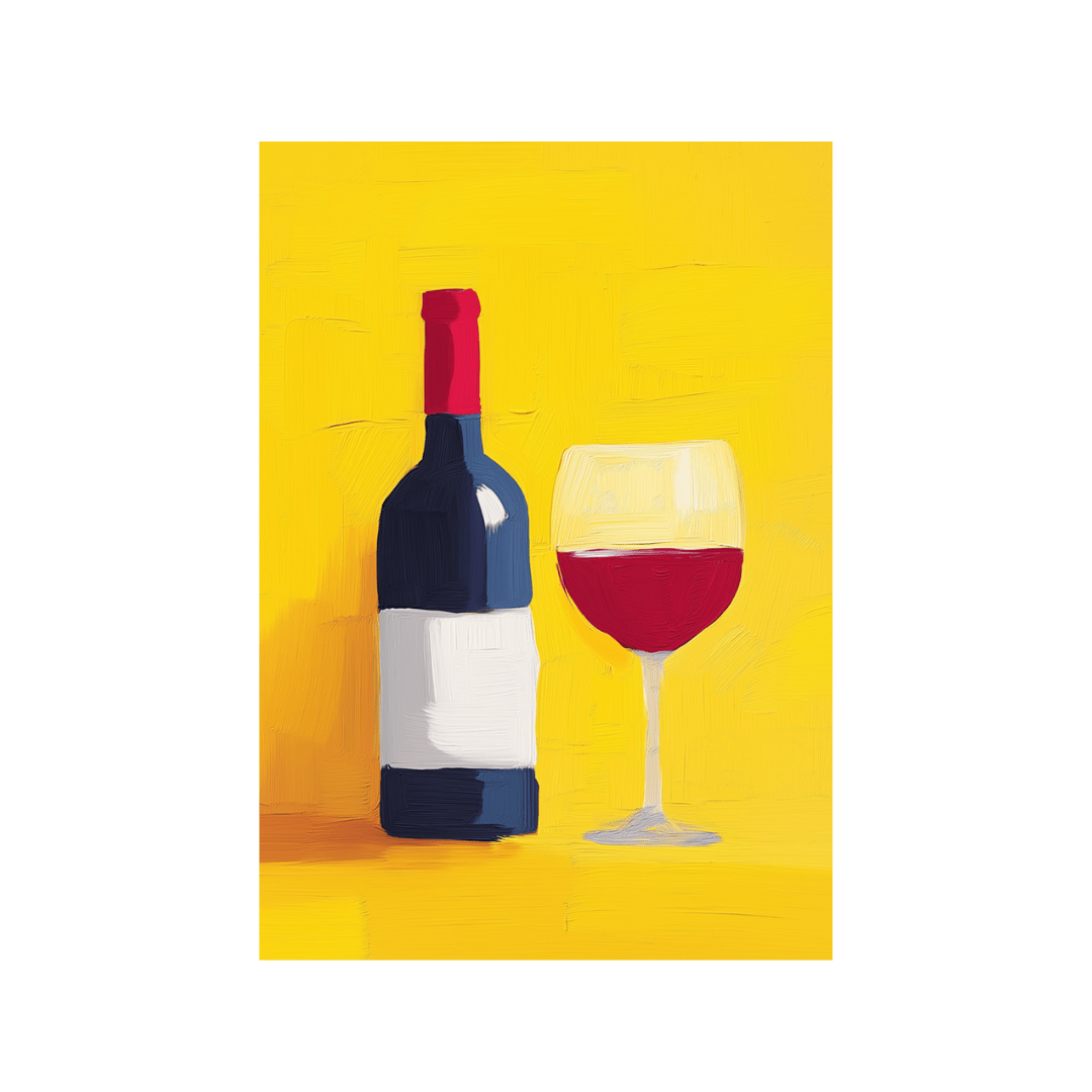 A3 Hunter Valley 'Golden Vintage' Poster