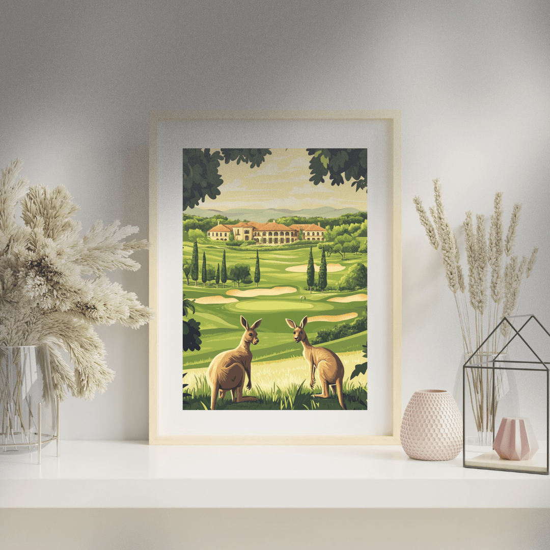 A3 Hunter Valley 'Hunter Valley Golf Course ' Poster