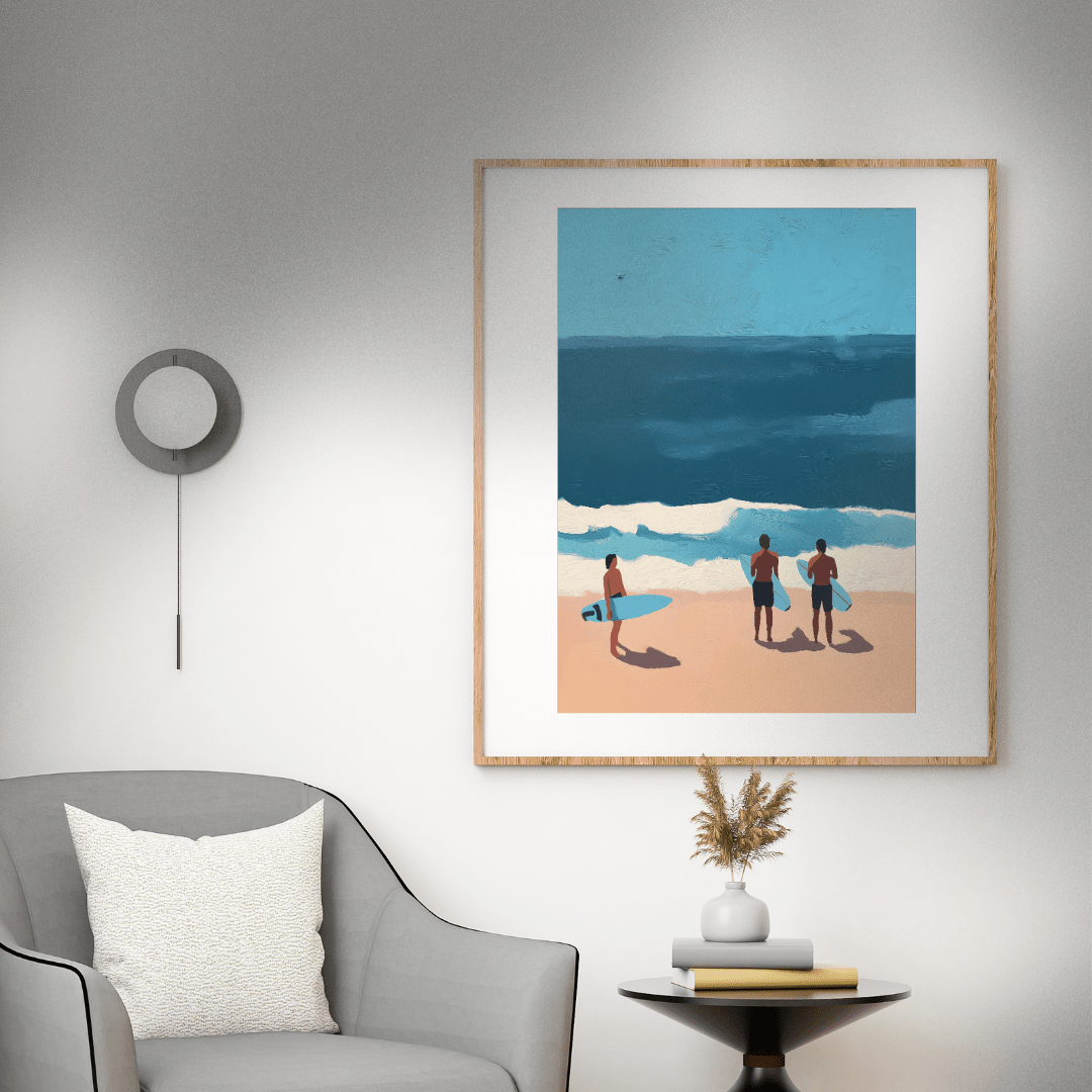 A3 Hunter Valley 'Ocean Gazers Newcastle' Poster