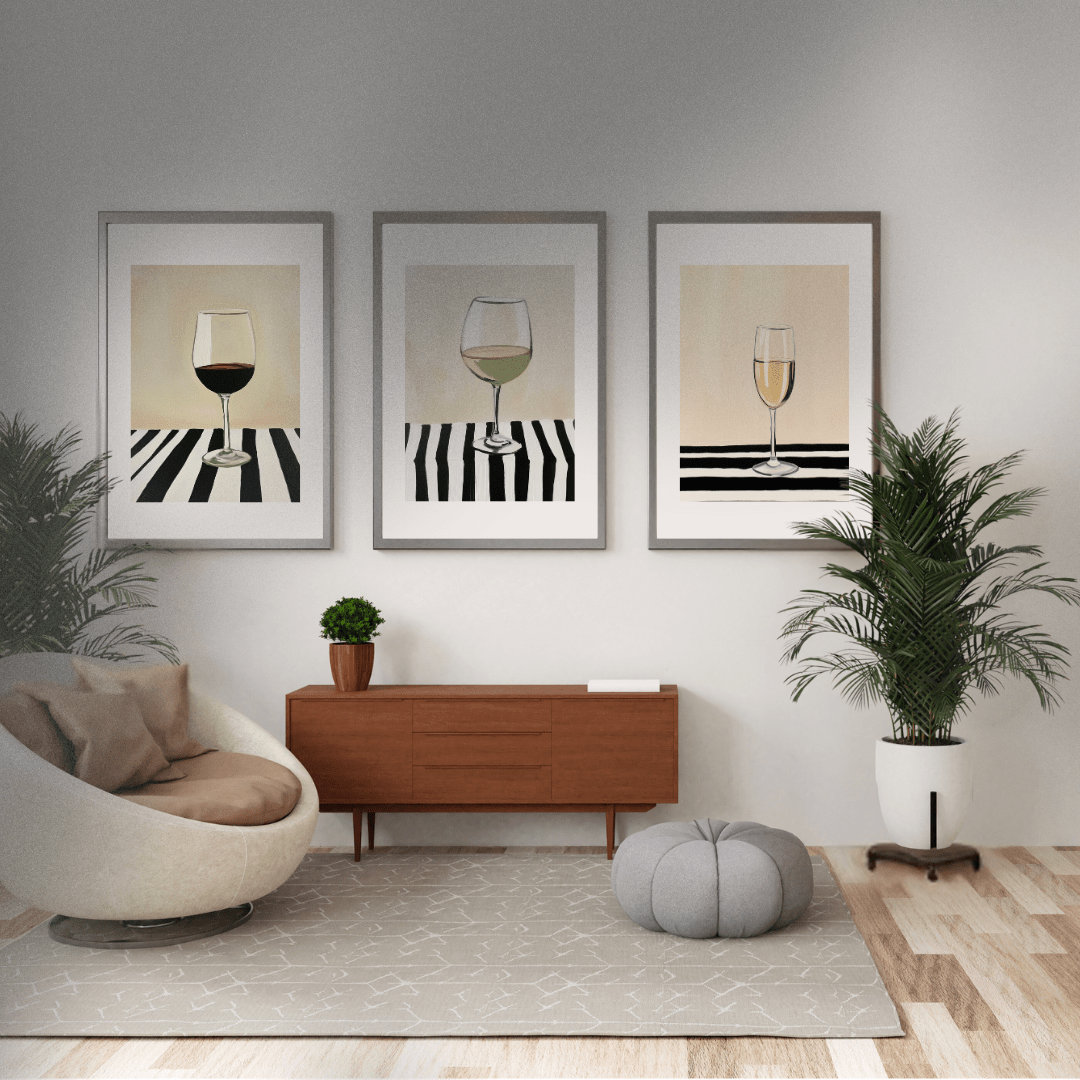 A3 Hunter Valley 'Between the Lines' Poster Pack