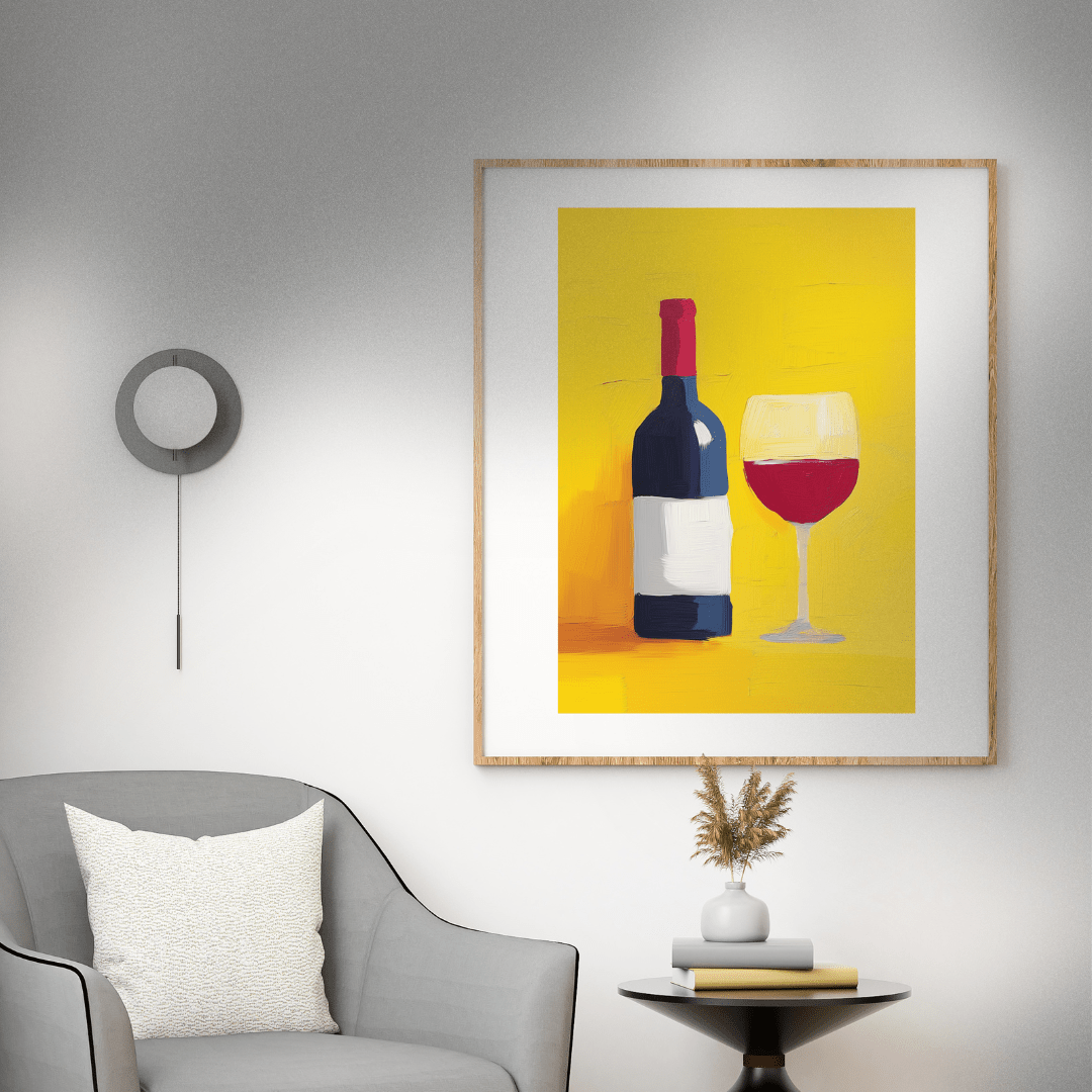 A3 Hunter Valley 'Golden Vintage' Poster
