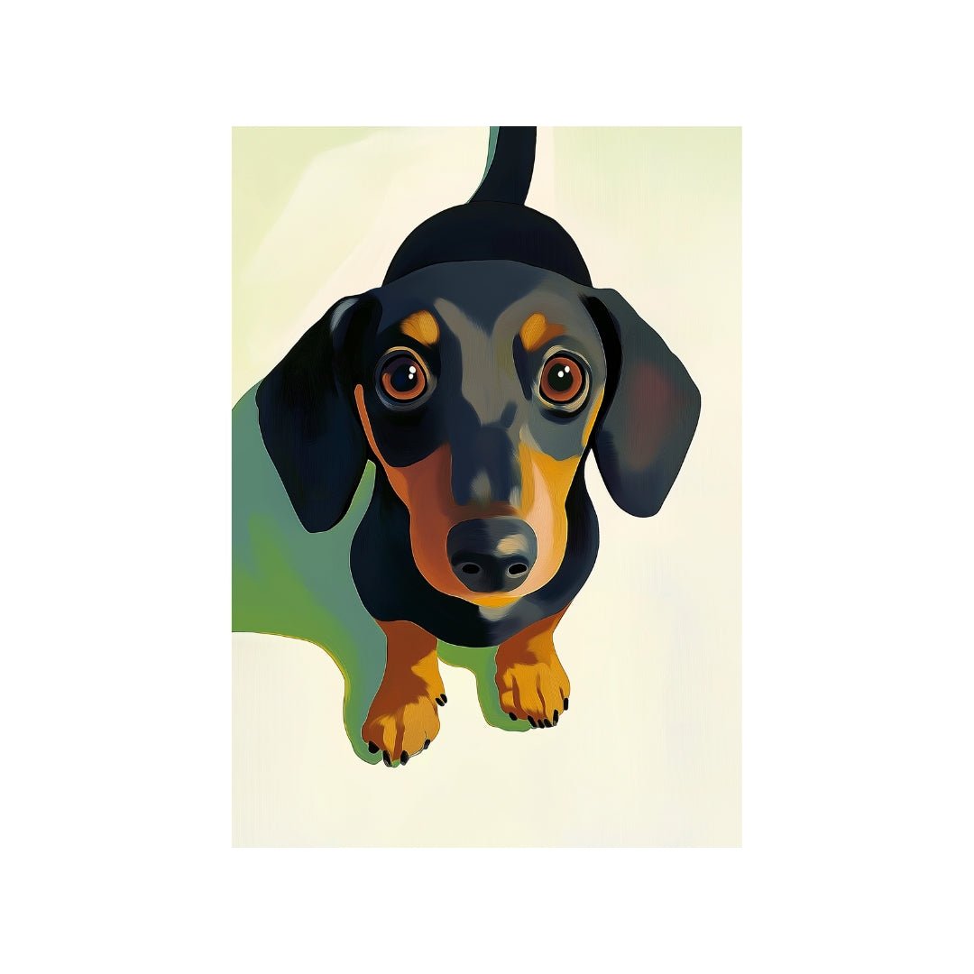 A3 Sausage Dog Poster