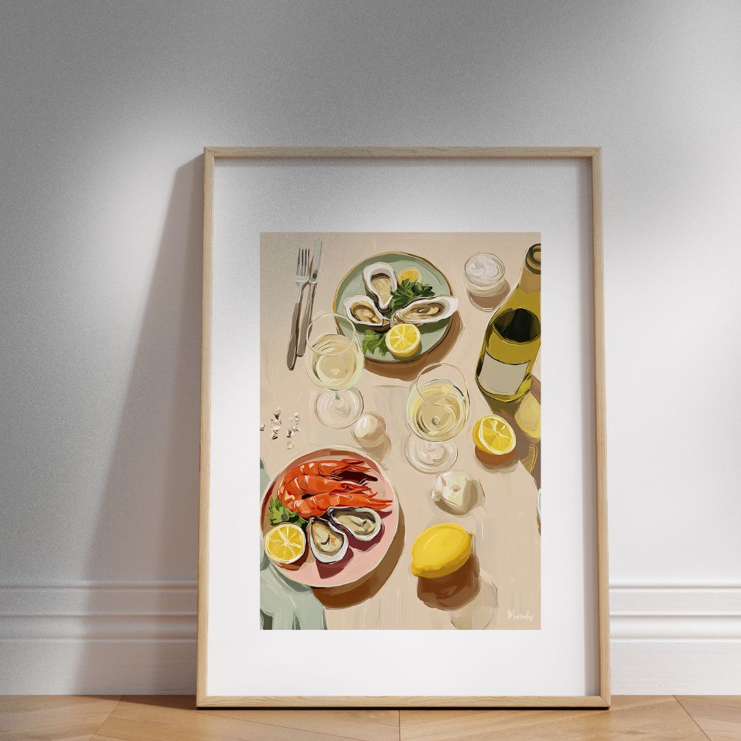 A3 Hunter Valley 'Blanc De Blanc' Poster