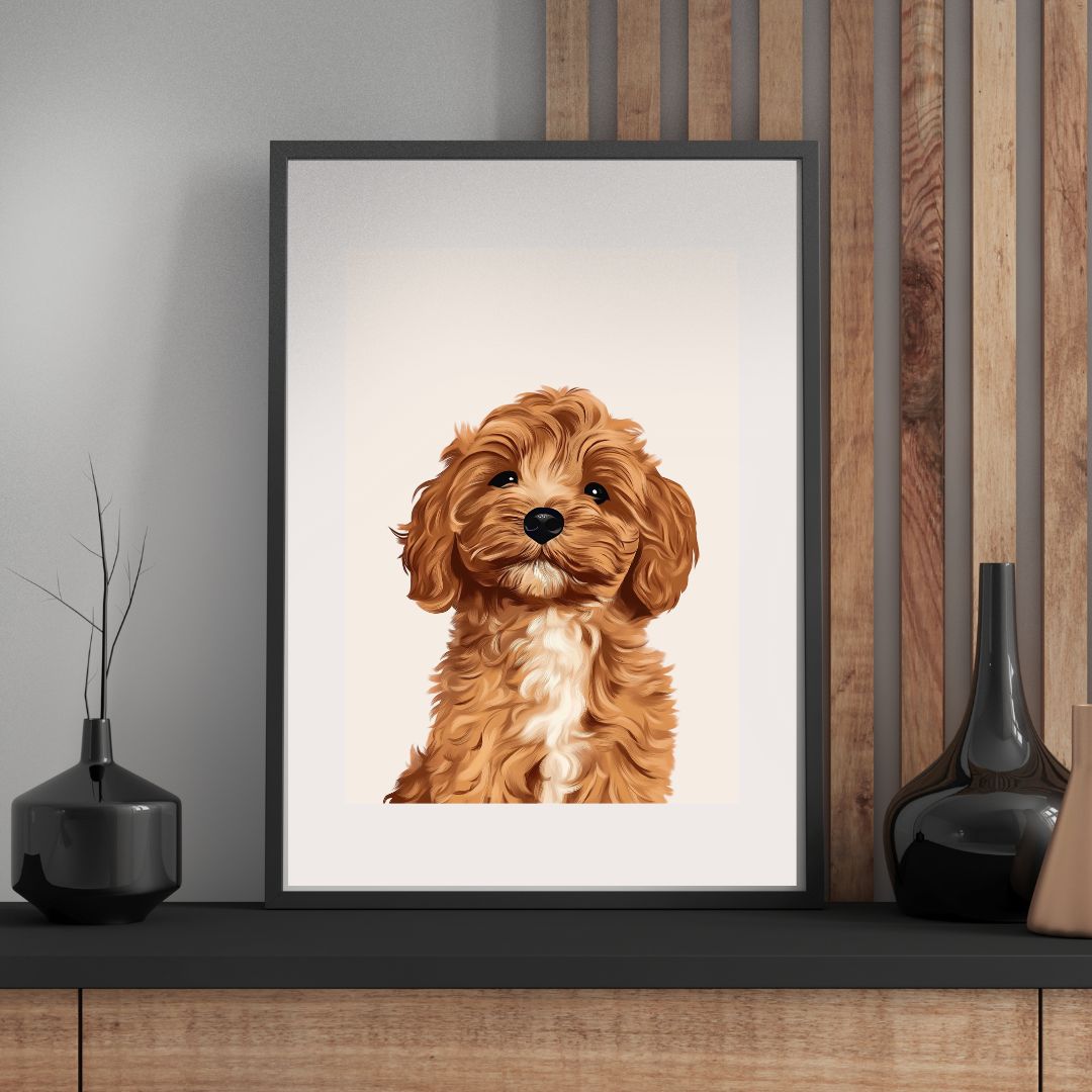 A3 Hunter Valley 'Cavoodle Cute' Poster