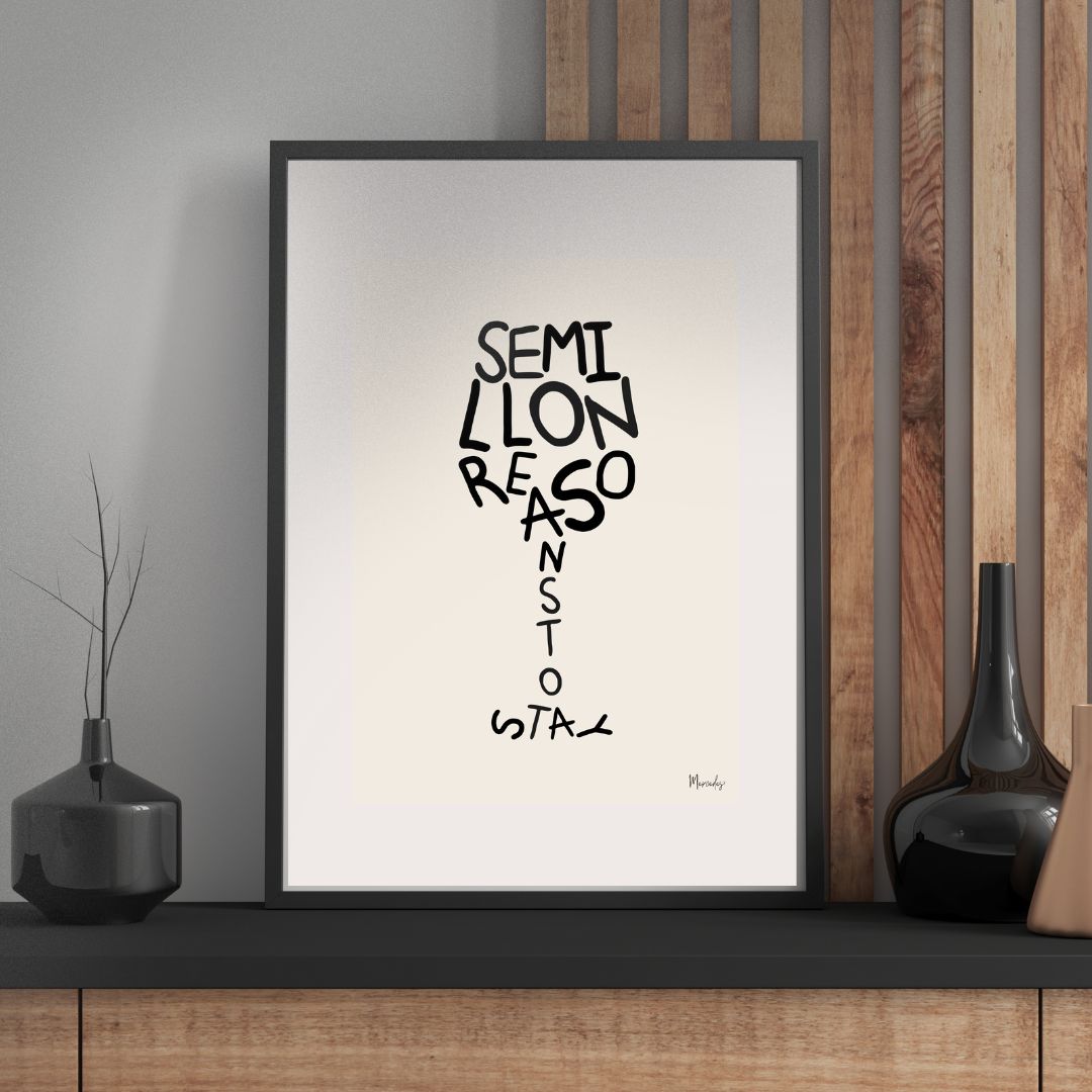 A3 Hunter Valley 'Semillon Reasons' Poster