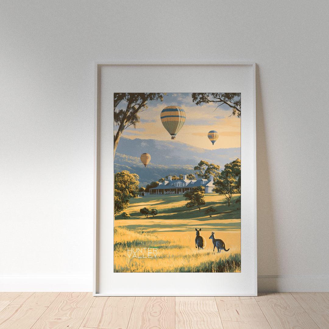 A3 Hunter Valley 'Hunter Homestead' Poster