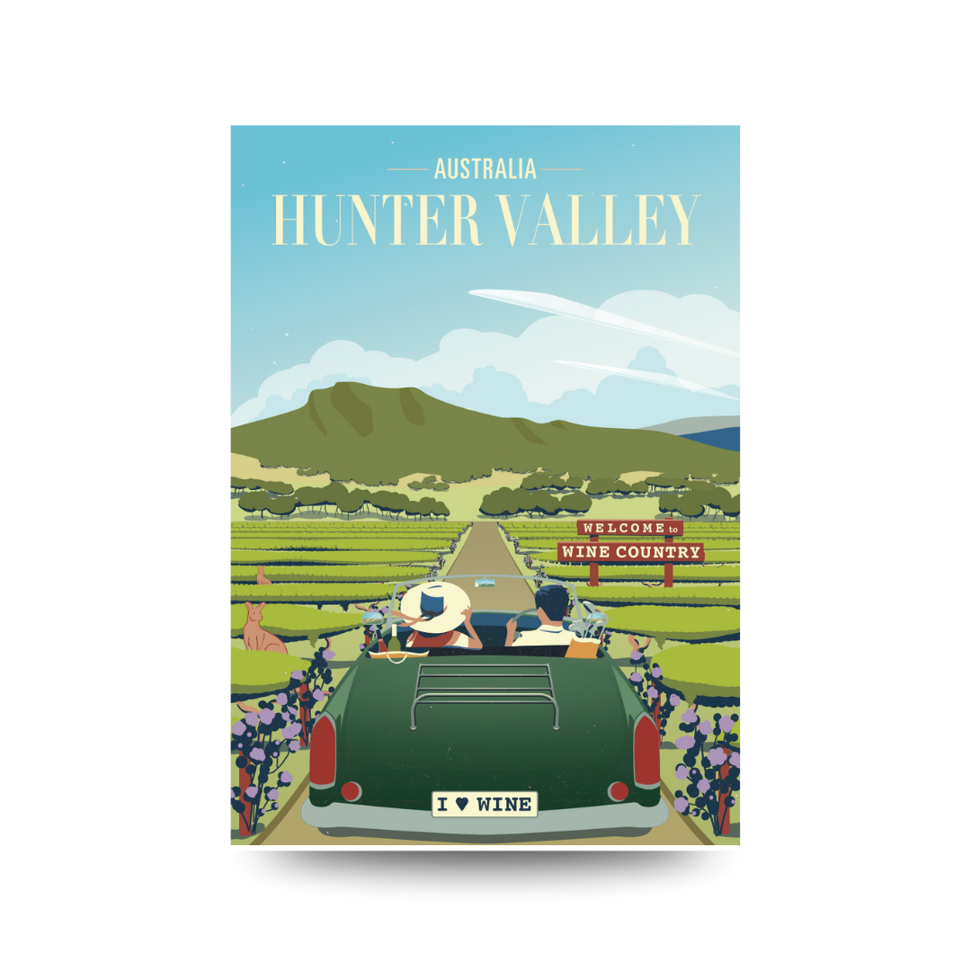 A3 Hunter Valley 'Day Cruise' Poster