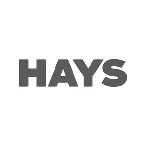 Logo of HAYS, showcasing the successful large group mobile wine tasting experience, organized by Stay n' sip