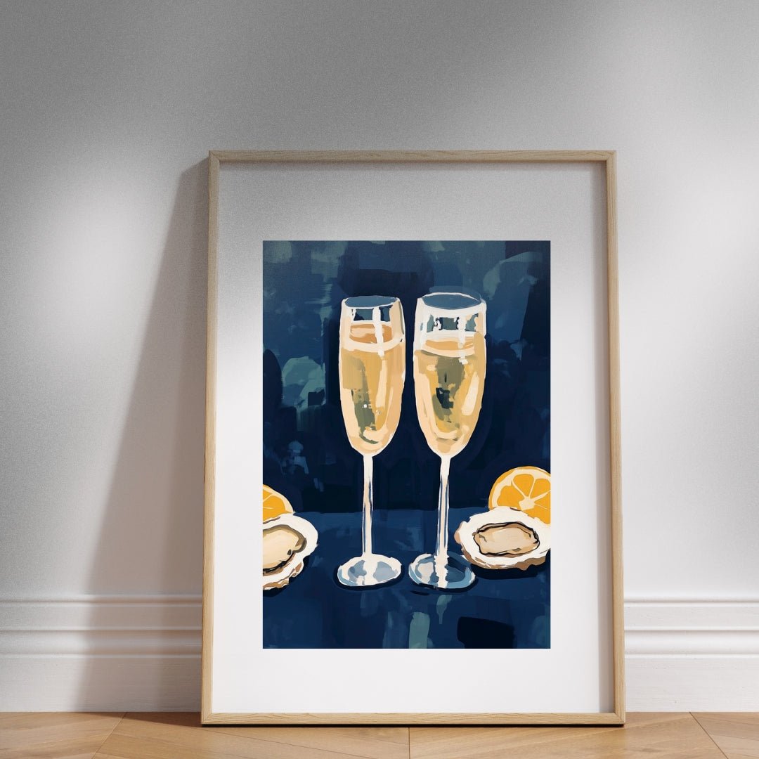 A3 Hunter Valley 'Champagne at Midnight' Poster