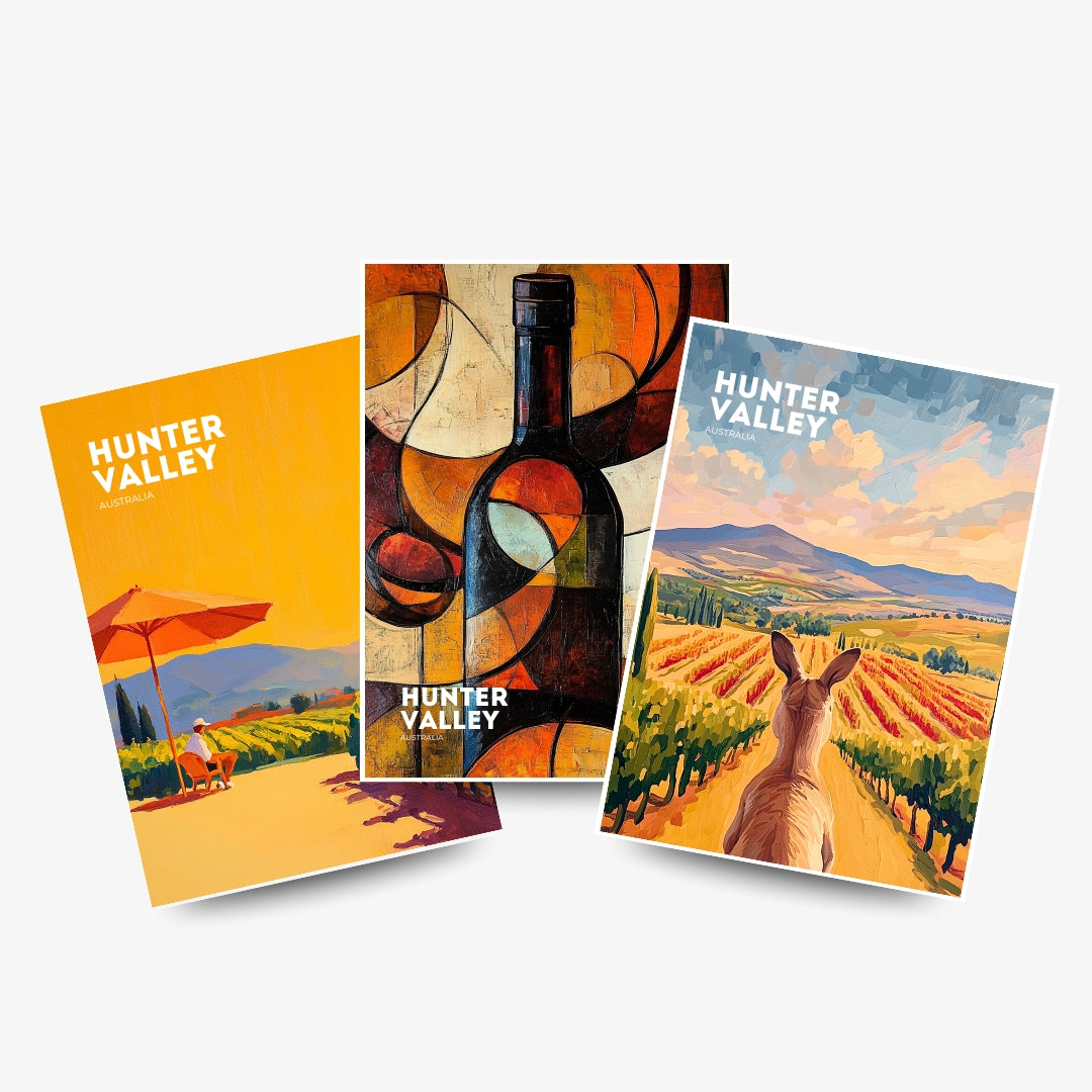 A3 Hunter Valley 'Hunter Valley Perspectives' Poster Pack