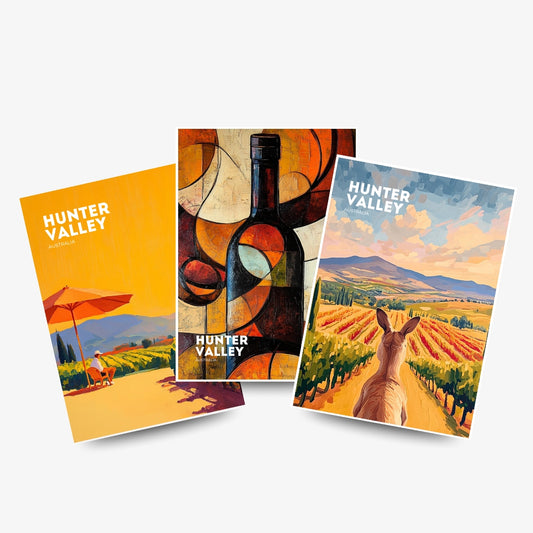 A3 Hunter Valley 'Hunter Valley Perspectives' Poster Pack