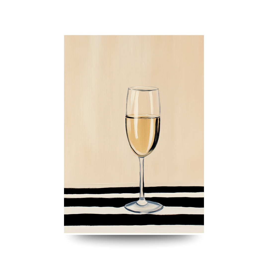 A3 Hunter Valley ' Sparkling Between the Lines' Poster