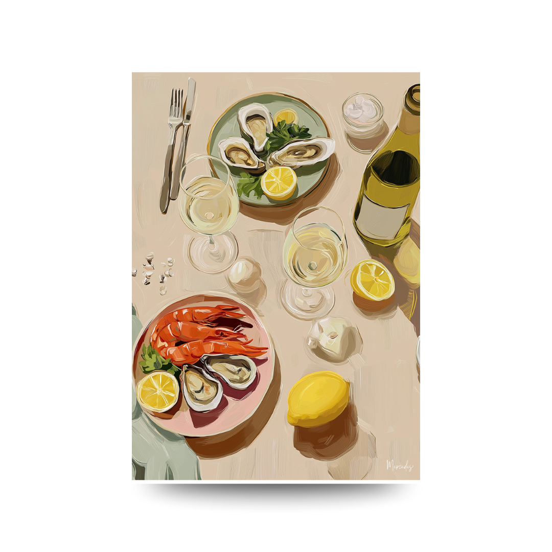 A3 Hunter Valley 'Blanc De Blanc' Poster