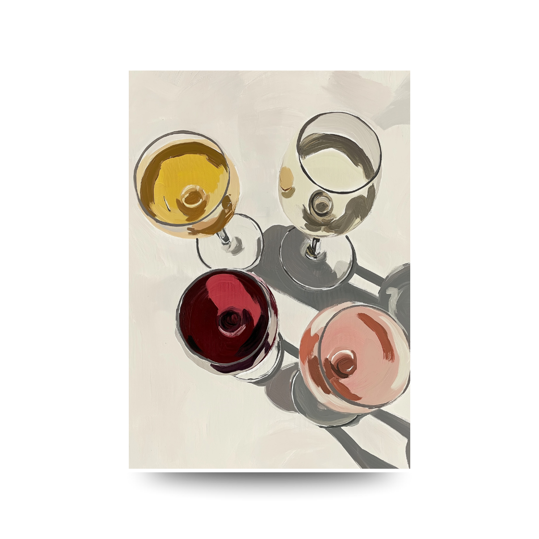 A3 Hunter Valley 'Colour Palate' Poster - No Text