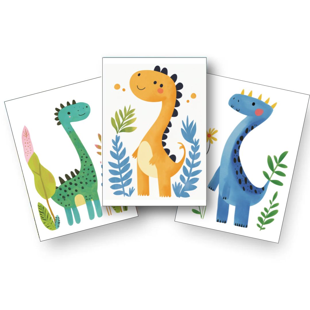 A3 Hunter Valley 'Dinosaurs' Poster Pack