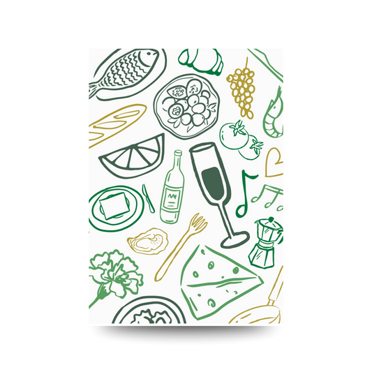 A3 Hunter Valley ' Eat Your Greens' Poster