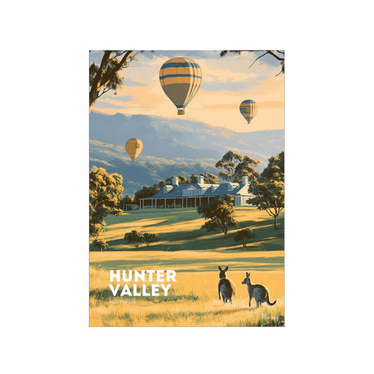 A3 Hunter Valley 'Hunter Homestead' Poster