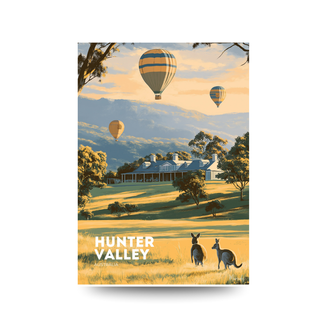 A3 Hunter Valley 'Hunter Homestead' Poster