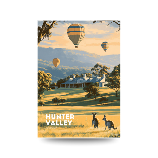 A3 Hunter Valley 'Hunter Homestead' Poster