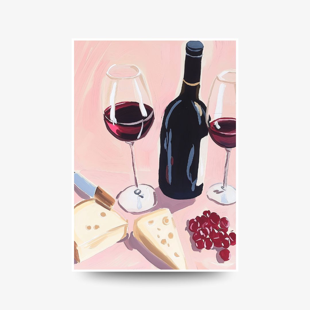 A3 'Lazy Pink Afternoons' Poster