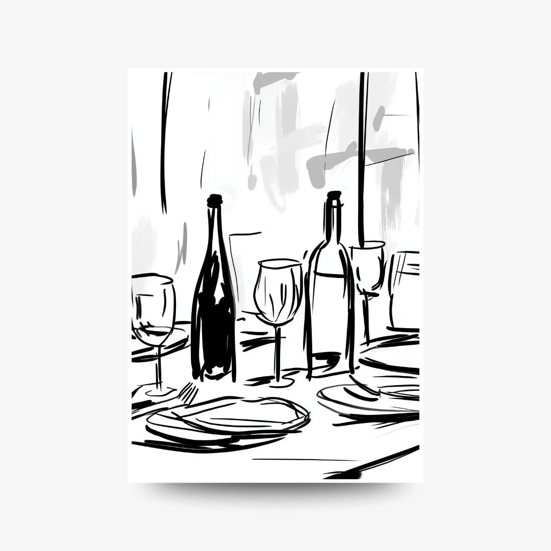 A3 Hunter Valley 'Parisian Table Wine' Poster