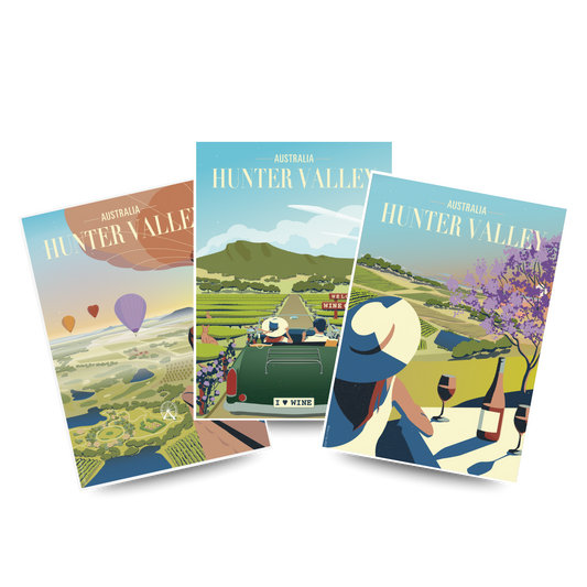 A3 Hunter Valley 'Perfect Day' Poster Pack