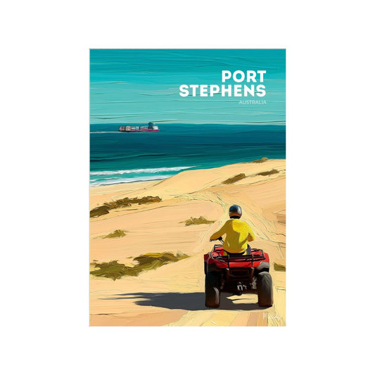 A3 Dunes Port Stephens Poster