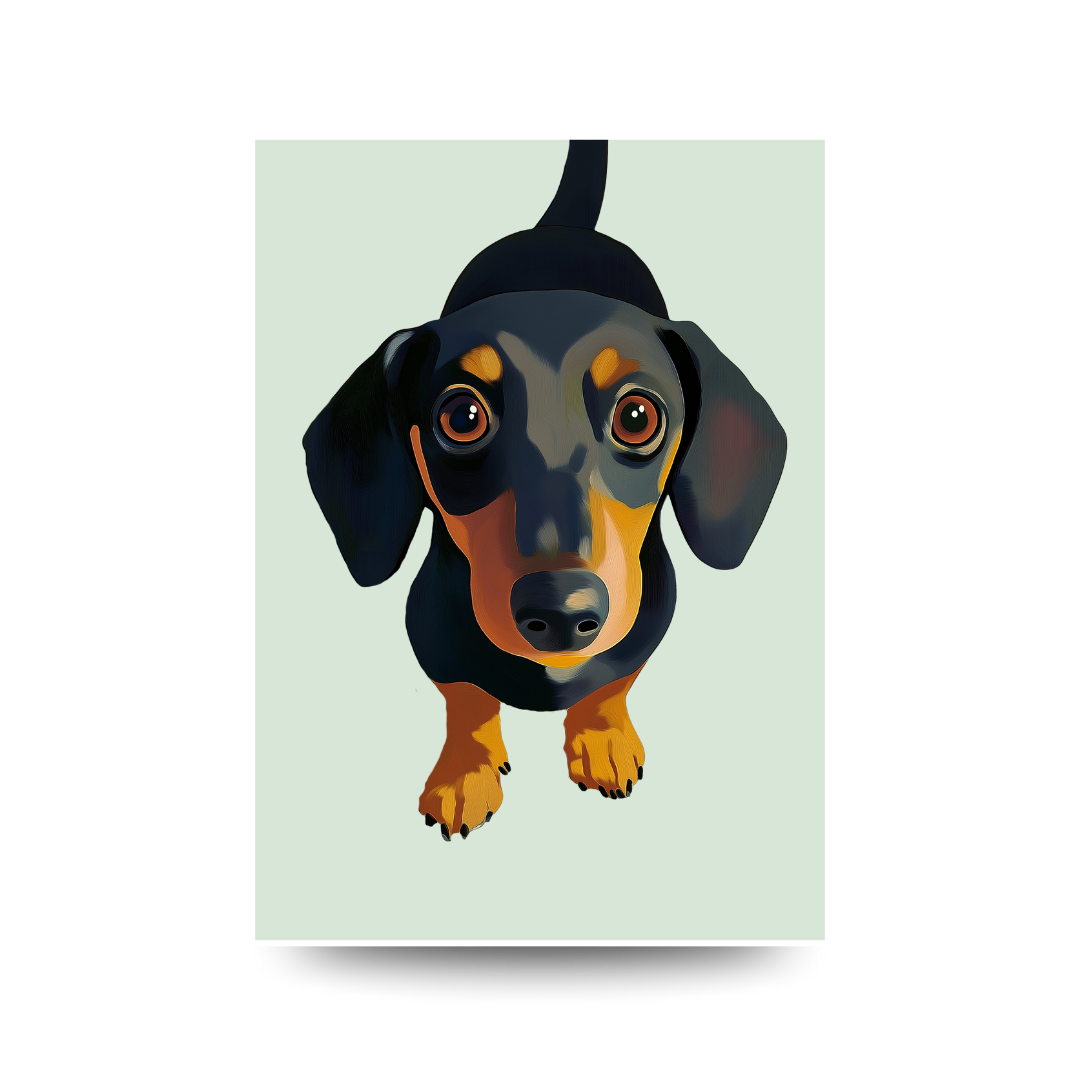 A3 'Sausage Dog' Poster