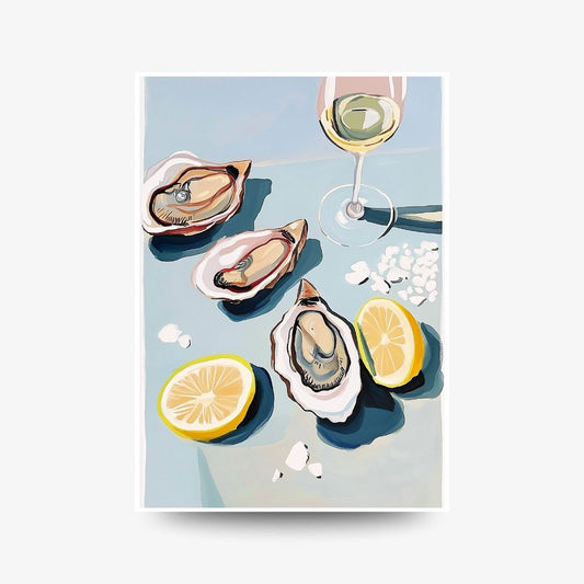 A3 Hunter Valley 'Seafood & Semillon' Poster