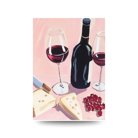 A3 'Lazy Pink Afternoons' Poster