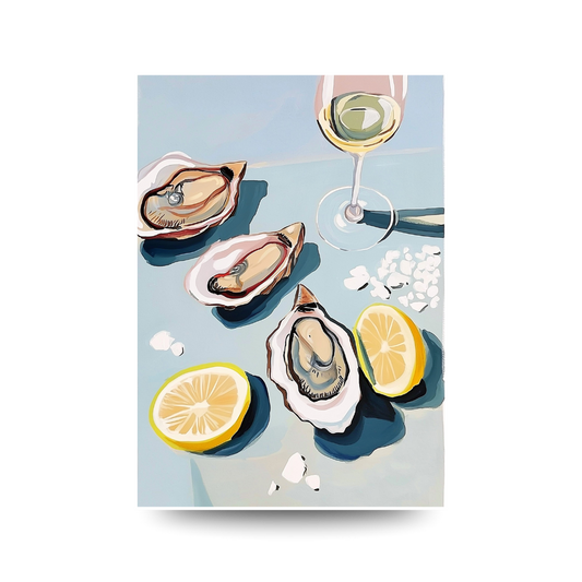 A3 Hunter Valley 'Seafood & Semillon' Poster