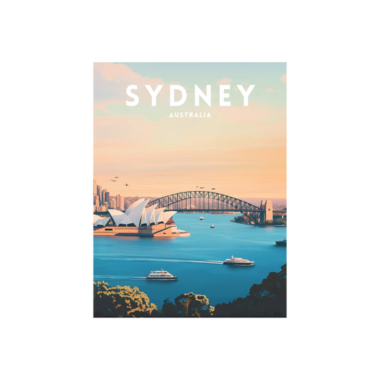 A3 Hunter Valley 'Sydney Horizon' Poster