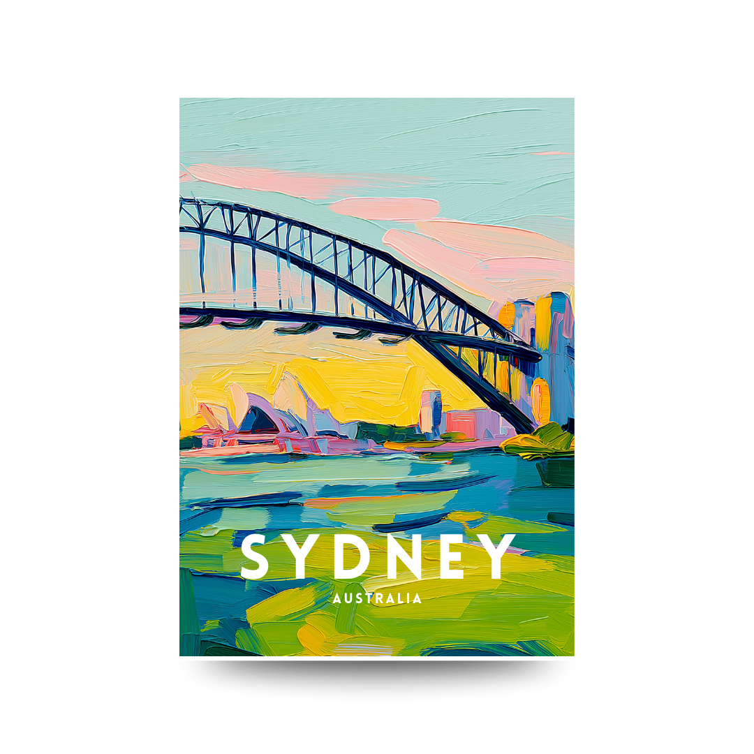 A3 Sydney Skyline Poster