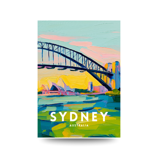 A3 Sydney Skyline Poster