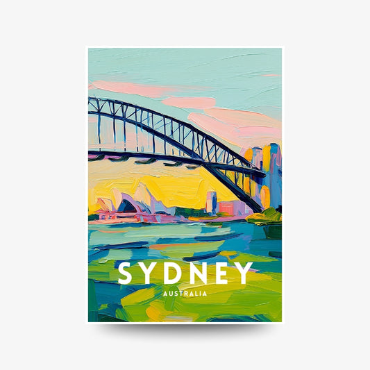 A3 Sydney Skyline Poster