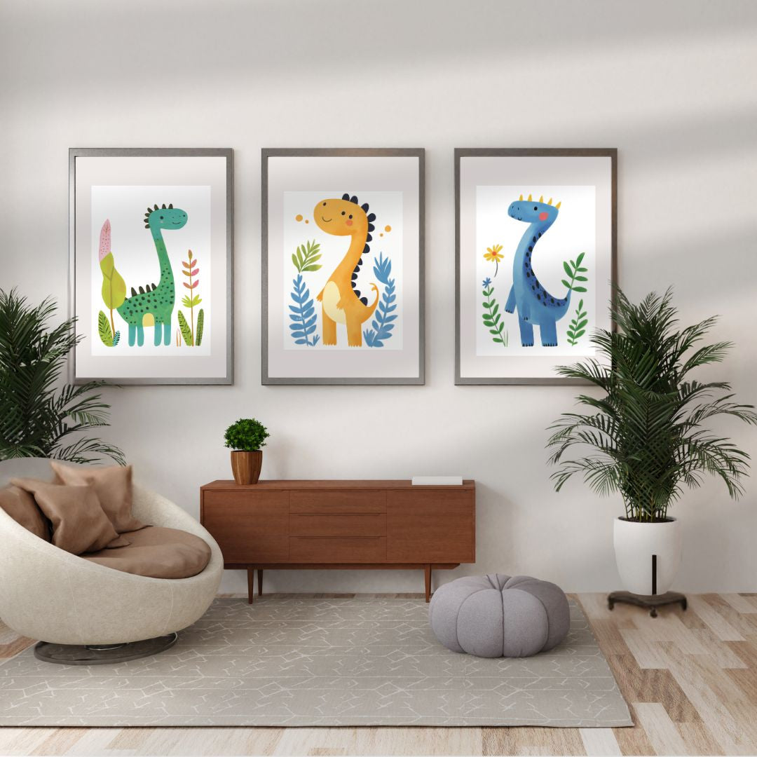 A3 Hunter Valley 'Dinosaurs' Poster Pack