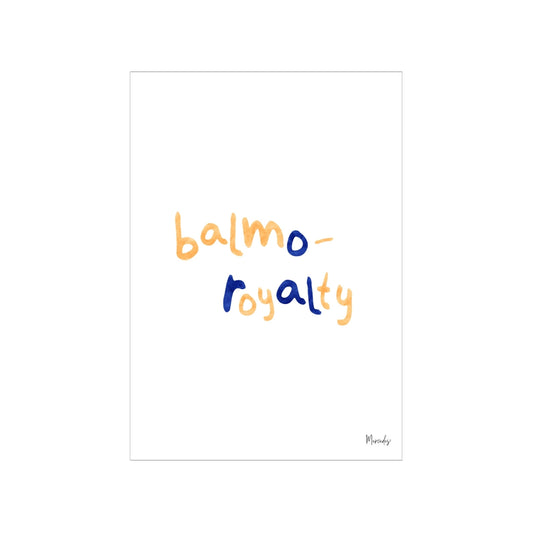 A3 Balmoral Sydney Typography Poster
