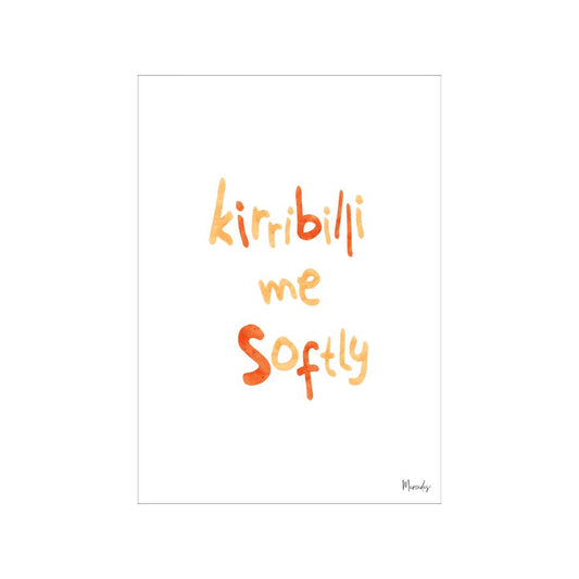 A3 Kirrilbilli Sydney Typography Poster