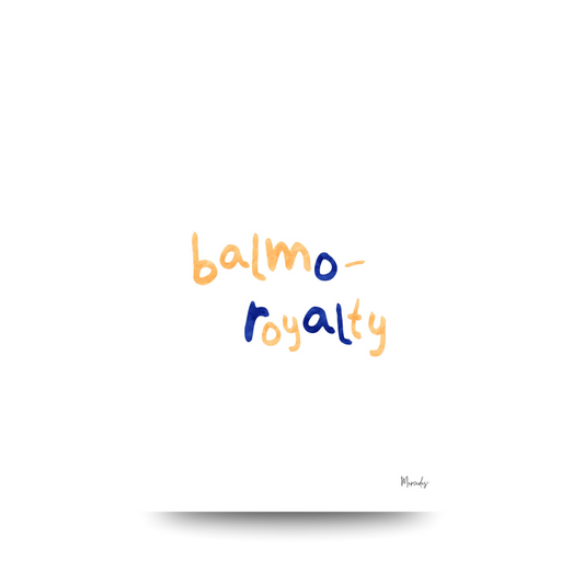 A3 Balmoral Sydney Typography Poster